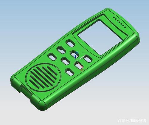2.模具設計產品后模側結構